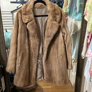 Vintage Fawn Mink Coat